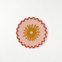 Sealife Beaded Sun Placemat