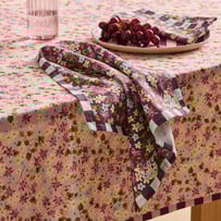 Camille Burgundy Floral Napkins Pack of 2