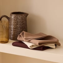 Luxe Cappuccino Tea Towel Pack of 3