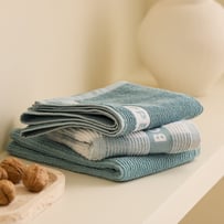 Australian Cotton Nordic Blue Tea Towel Pack of 3