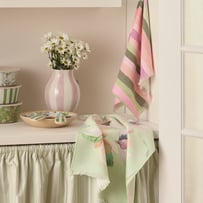 Jade Fisher Sweet Bay Magnolia Pistachio Green Tea Towel Pack of 2