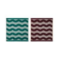 Isla Berry & Green Washcloth Pack of 2
