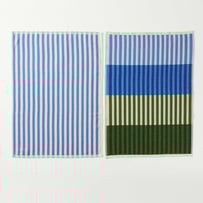 Whitehaven Blue Tea Towel Pack of 2