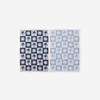 Sun Blue Tea Towel Pack of 2