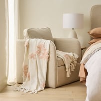 Falls Pink Palm Throw