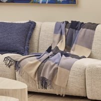 Holland Blues Wool Throw