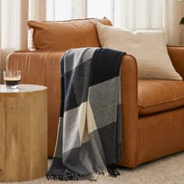 Holland Grey Wool Throw
