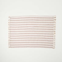 Bellarine Natural Stripe Throw