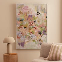 Wild Bloom Abstract Flora Canvas