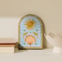 Sirena Shells Arch Timber Wall Art