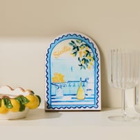 Riviera Sicilia Arch Timber Wall Art