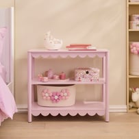Sadie Lilac Scallop Storage Shelf