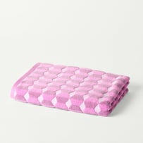Geo Pink & Lilac Bath Towel