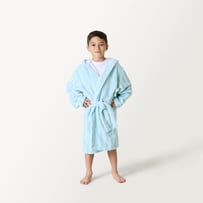 Terry Sonny Stripe Blue Bathrobe