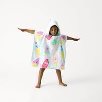Kids Ice Cream Party Beach Hooded Towel