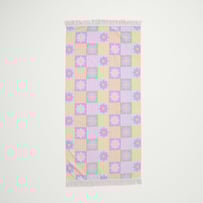 Kids Daisy Check Beach Towel