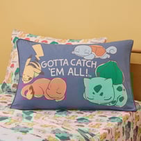 Pokémon Gotta Catch 'Em All Text Pillowcase