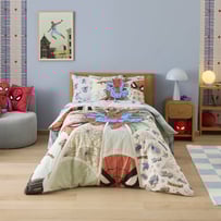 Marvel The Adventures of Spider-Man Multi Quilted Quilt Cover Set