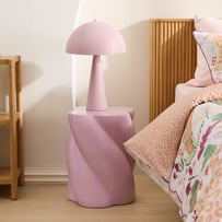 Tito Lilac Twisty Side Table