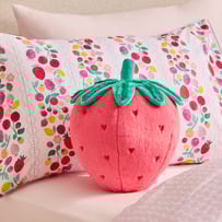 Furry Strawberry Cushion