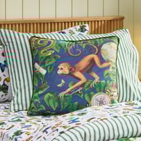 Fleur Harris Monkey Adventure Cushion 