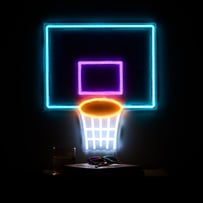 Basketball Hoop Neon Light