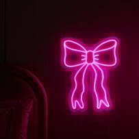 Pretty Bow Neon Light