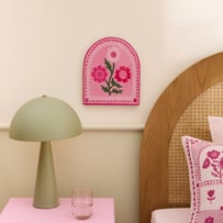 Freya Floral Arch Timber Wall Art