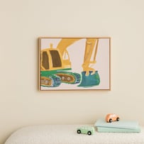 Digger Truck Landscape Wall Art