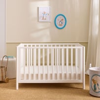 Cleo White Timber Cot