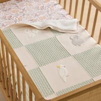 Classic Australian Animals Sherpa Baby Blanket