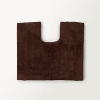 Regent Chocolate Reversible Cotton Contour Bath Mat