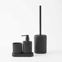 Oscar Black Bathroom Accessories