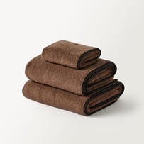 Dorchester Truffle & Black Towel Range
