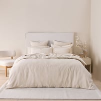 Vintage Washed Linen Linen Quilt Cover Separates