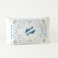 Zodiac Blue Pisces Pillowcase