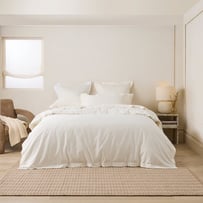 600TC Bamboo Cotton Undyed Quilt Cover Separates