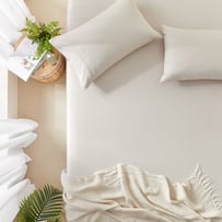 Worlds Softest Cotton Sand Fitted Sheet Separates