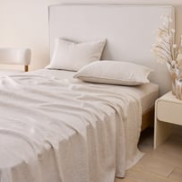 Vintage Washed Linen Linen Sheet Set
