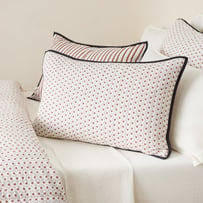 Delhi Quilted Brown Sugar & Black Pillowcases