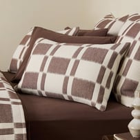 Santos Chocolate Quilted Pillowcases
