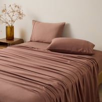 Brushed Cotton Wool Cedar Sheet Set