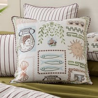Kora Stonewashed Cotton White Pillowcase