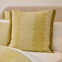 Corfu Fringe Green Pillowcases