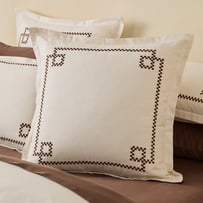 Belmond Natural Embroidered Pillowcase