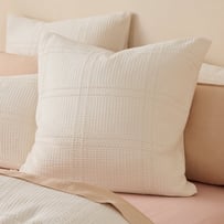 Claudette Natural European Pillowcase