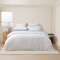 Elisa White Bow Quilt Cover Set + Separates