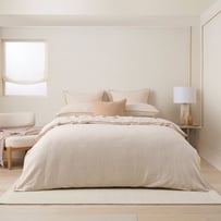 Sasha Stripe Brown Sugar Quilt Cover Set + Separates 