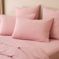 Stonewashed Cotton Peony Pillowcases