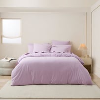 Stonewashed Cotton Misty Lilac Quilt Cover Separates